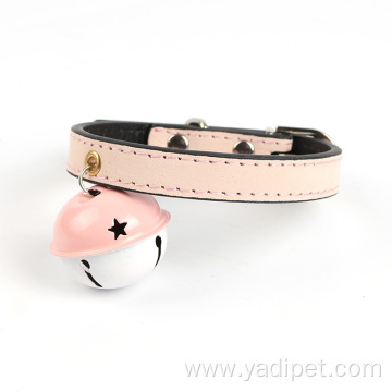 Pet Colorful PVC Dog Collar With Bell